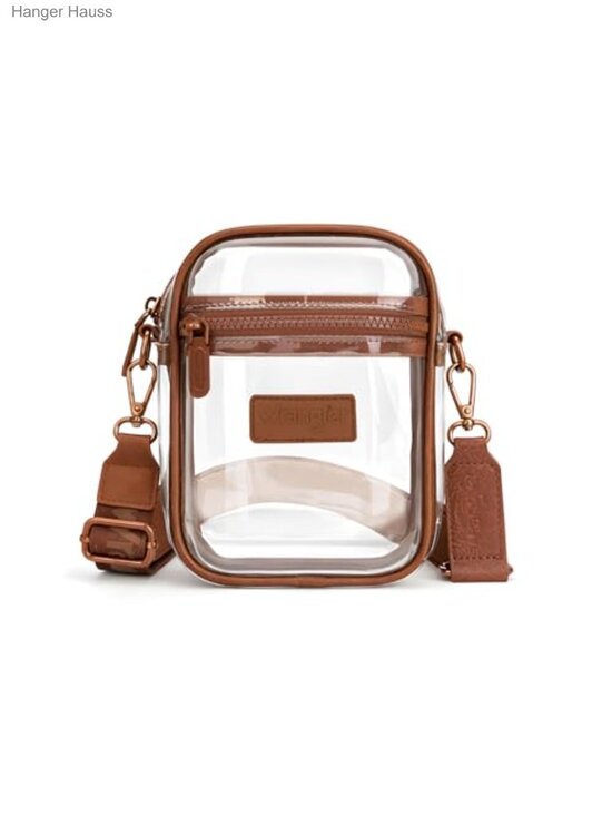 Handbags - Clear Crossbody Bag Stadium Approved PVC Purse for Concerts & Sports